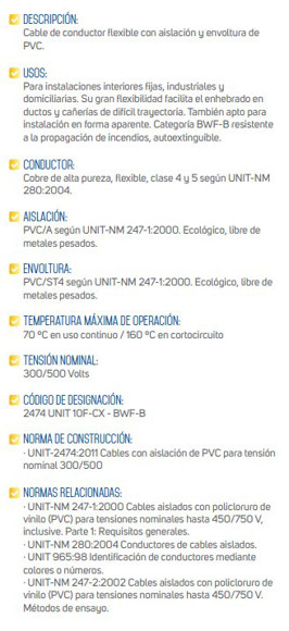 Imagen de ROLLO 100MTS CABLE 3X2 SUPER PLASTICO FLEX